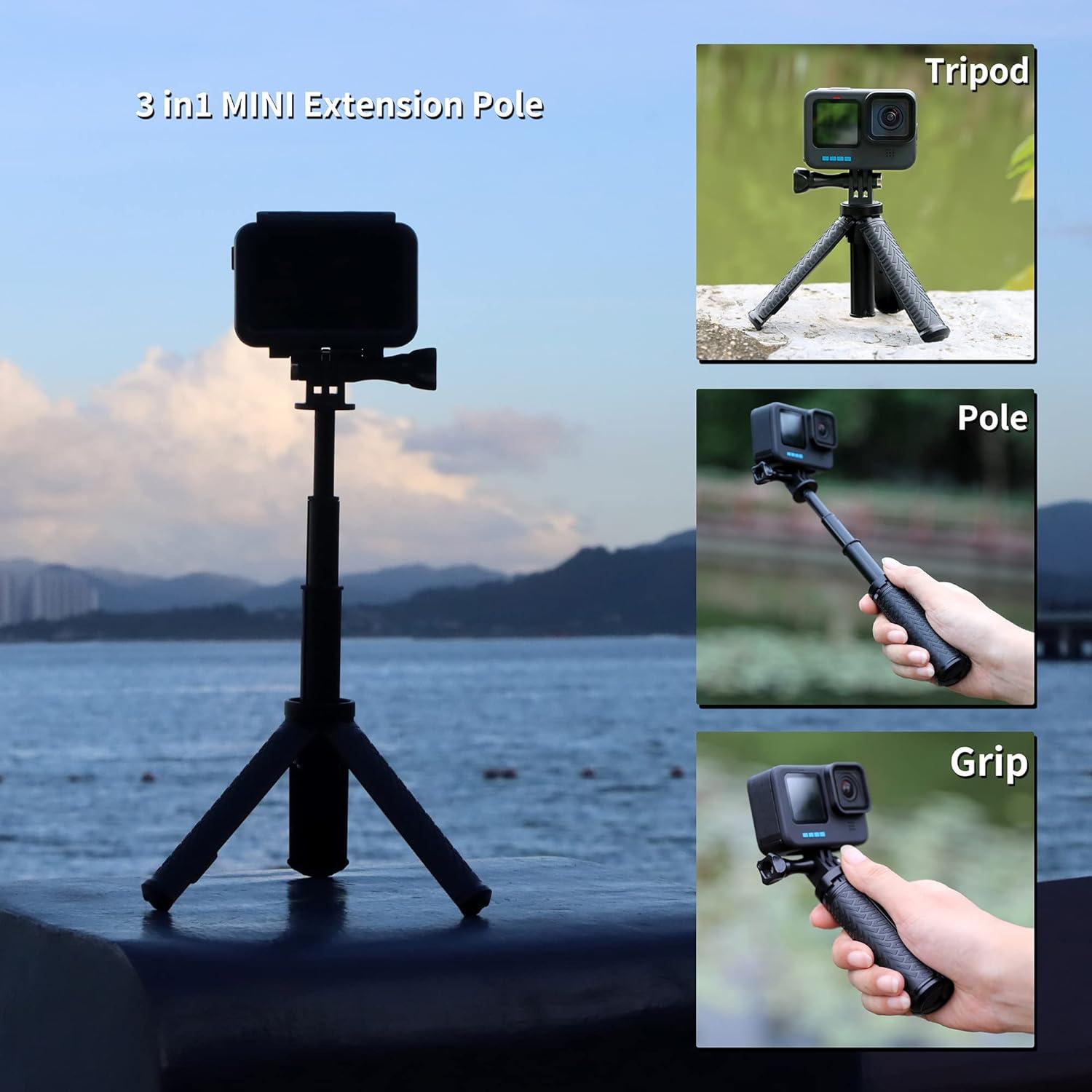 Selfie Stick Extensible SOONSUN para GoPro y Cámaras de Acción
