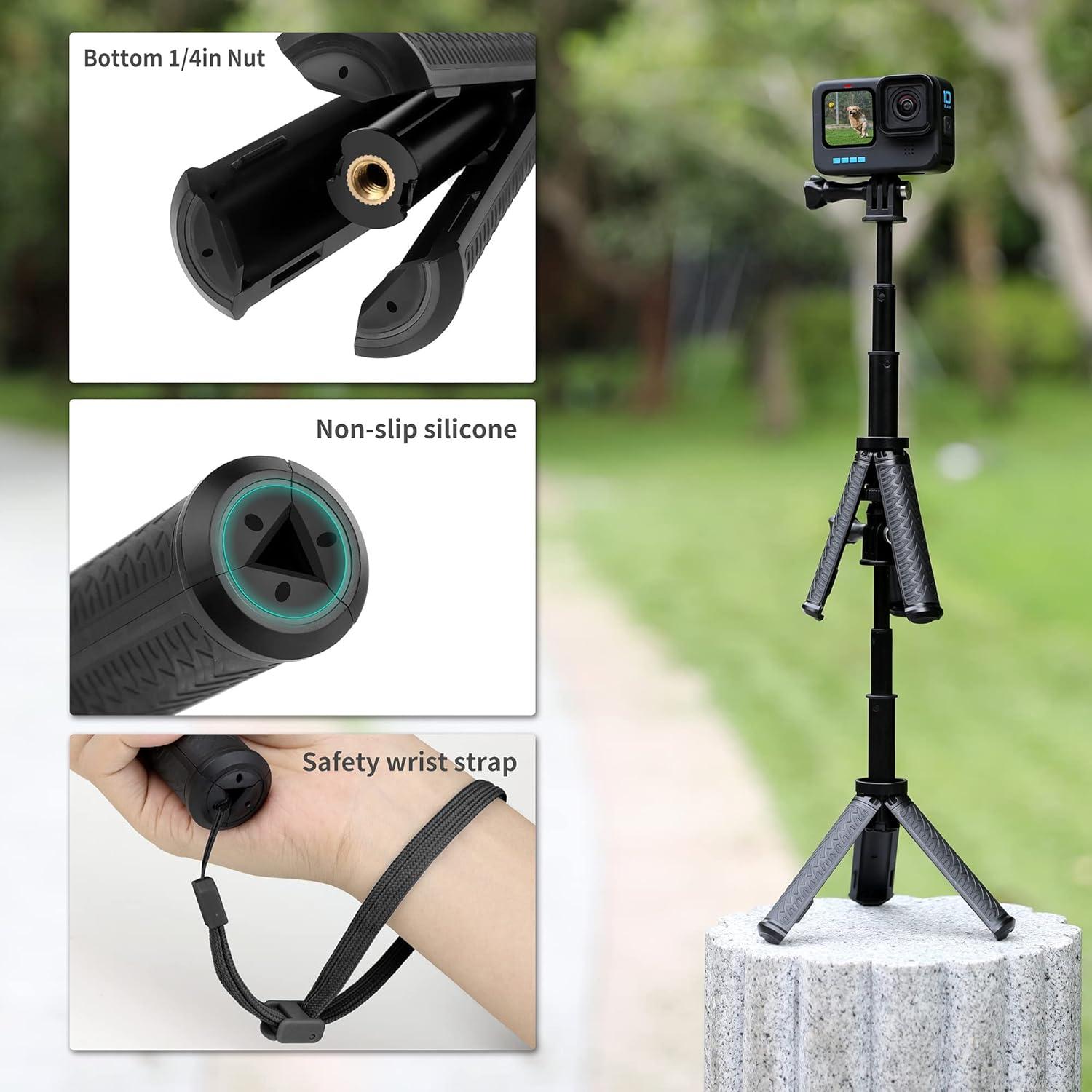 Selfie Stick Extensible SOONSUN para GoPro y Cámaras de Acción
