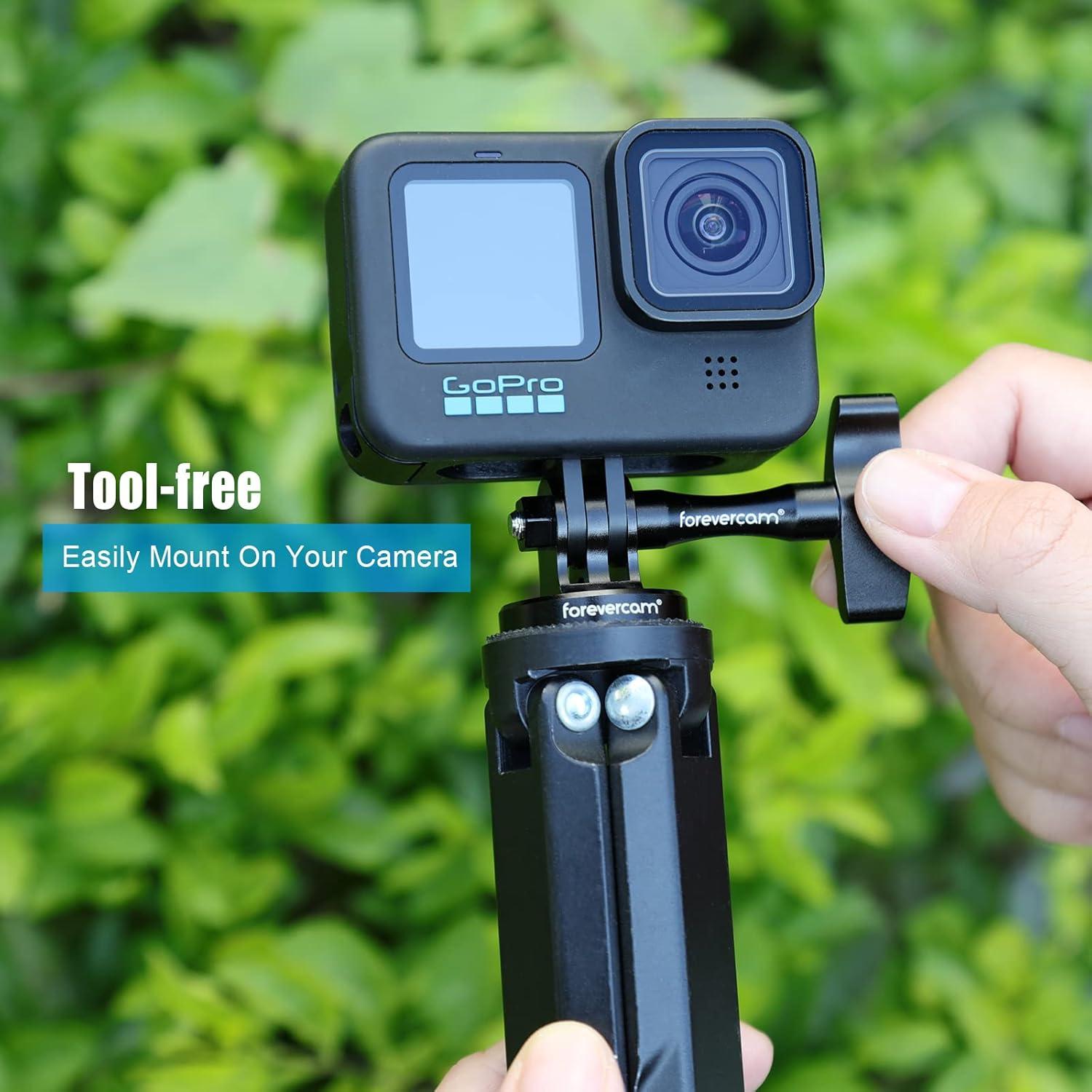 Adaptador de Trípode de Aluminio Forevercam para Cámaras de Acción