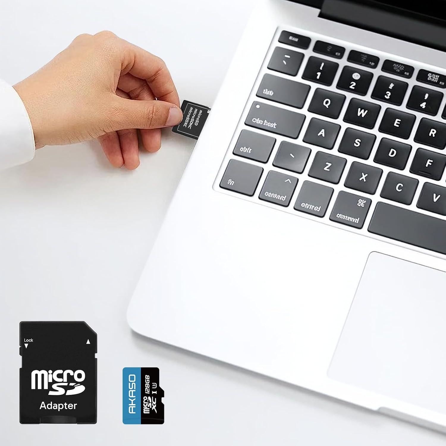 Tarjeta de Memoria microSDXC AKASO 128GB U3 100MB/s