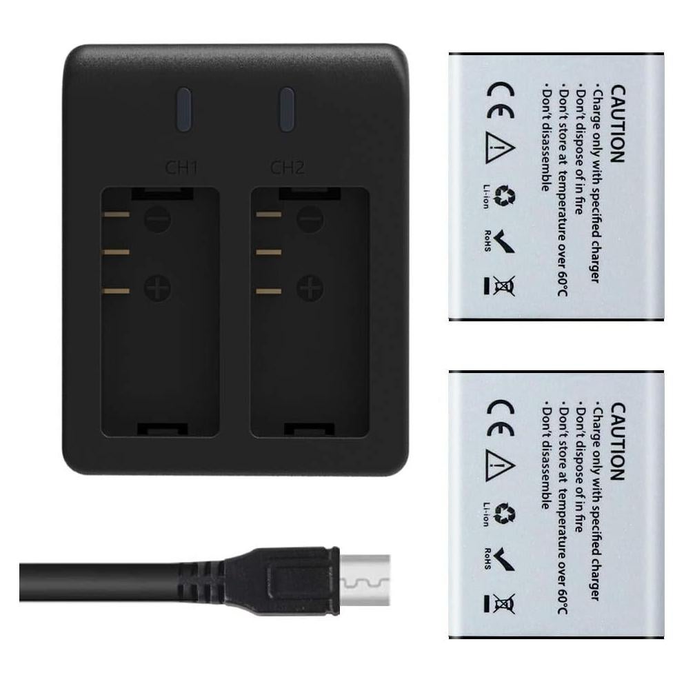 Batería Recargable AKASO 2X 1350mAh para V50X/Brave 4 Pro