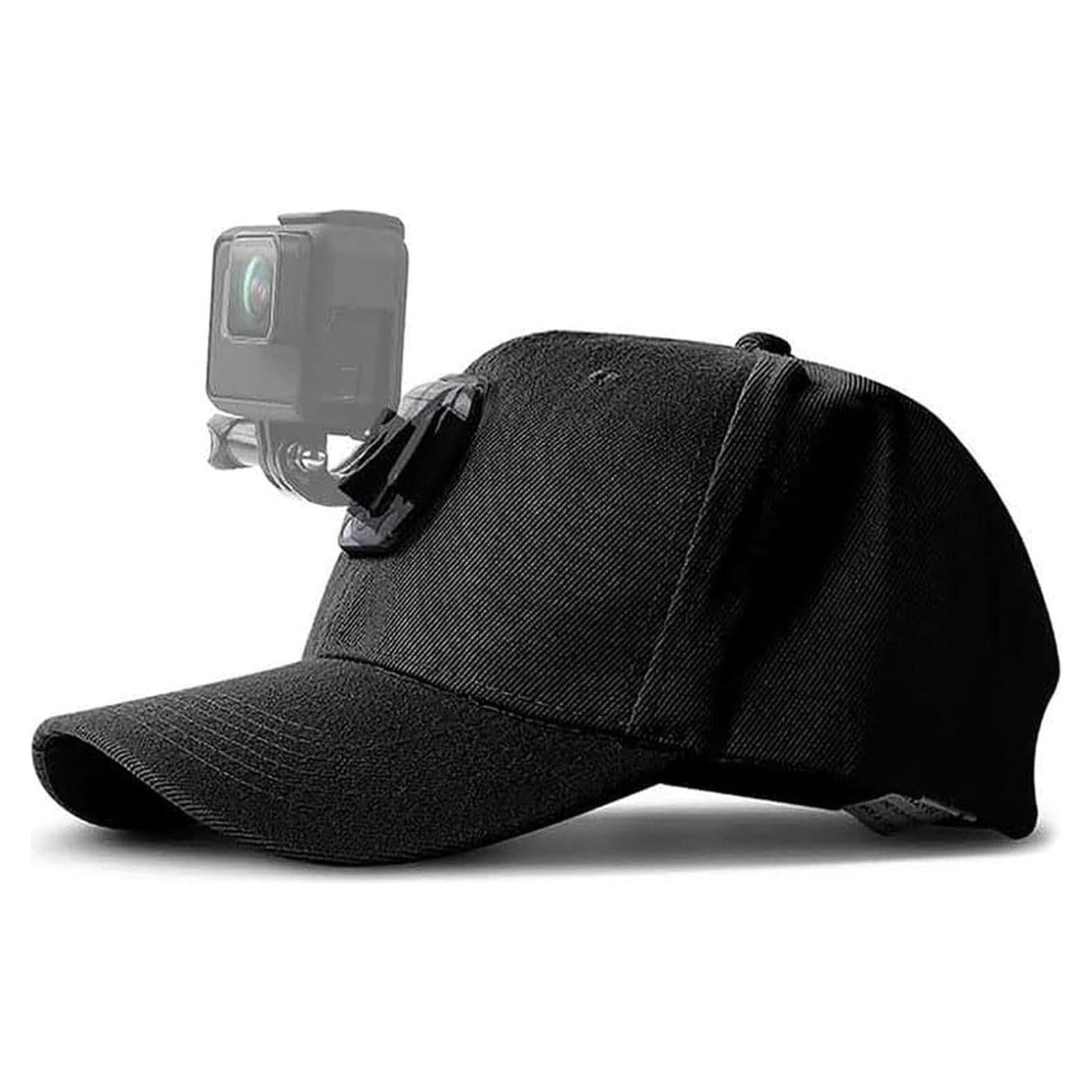 Montura de Gorra de Béisbol Reflex para Cámara de Acción Negra