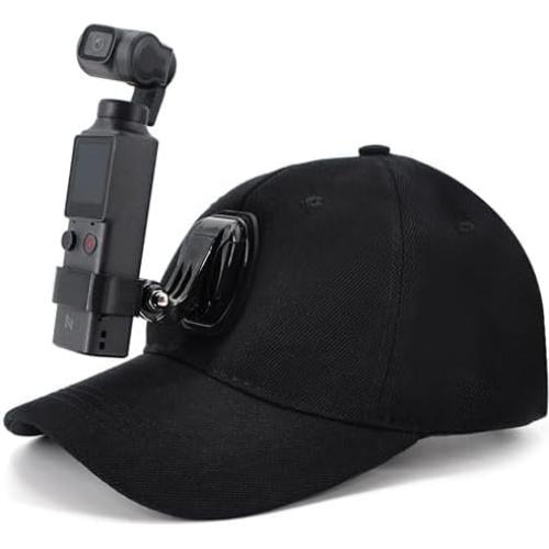 Montura de Gorra de Béisbol Reflex para Cámara de Acción Negra