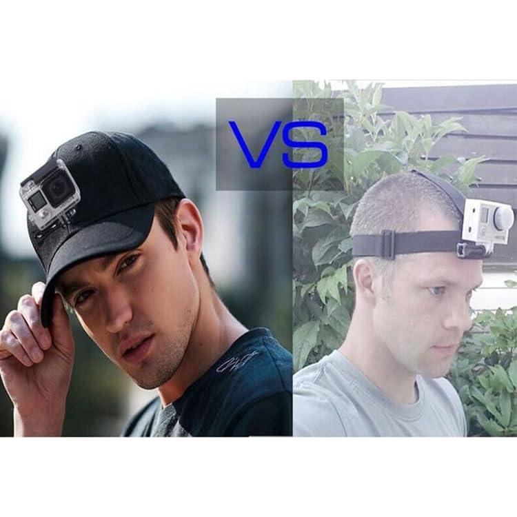 Montura de Gorra de Béisbol Reflex para Cámara de Acción Negra