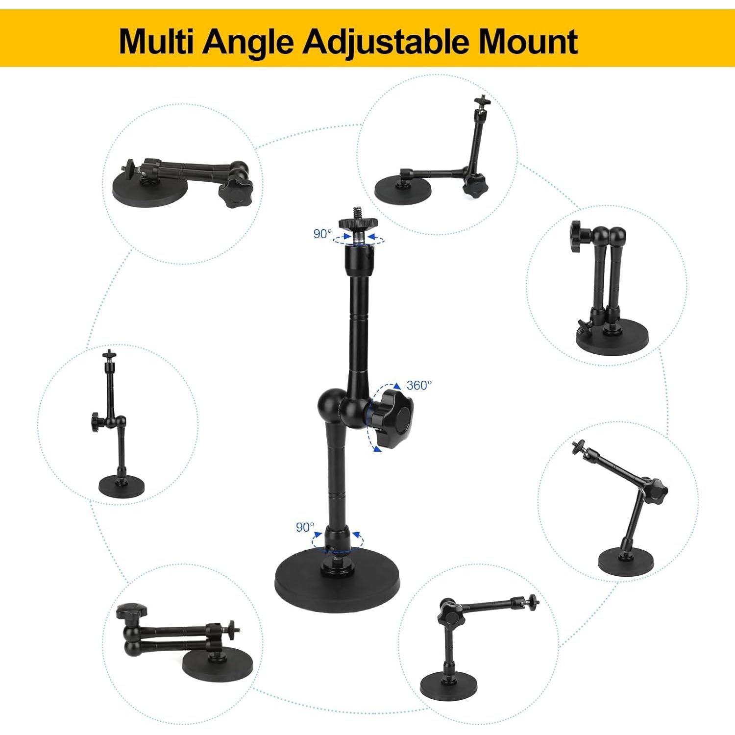 Soporte Magnético para Cámara Mippko con Brazo Ajustable 25.5 cm