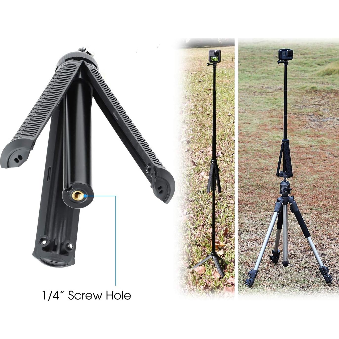 Bastón de Selfie Impermeable SOONSUN 3 en 1 para GoPro y Móviles