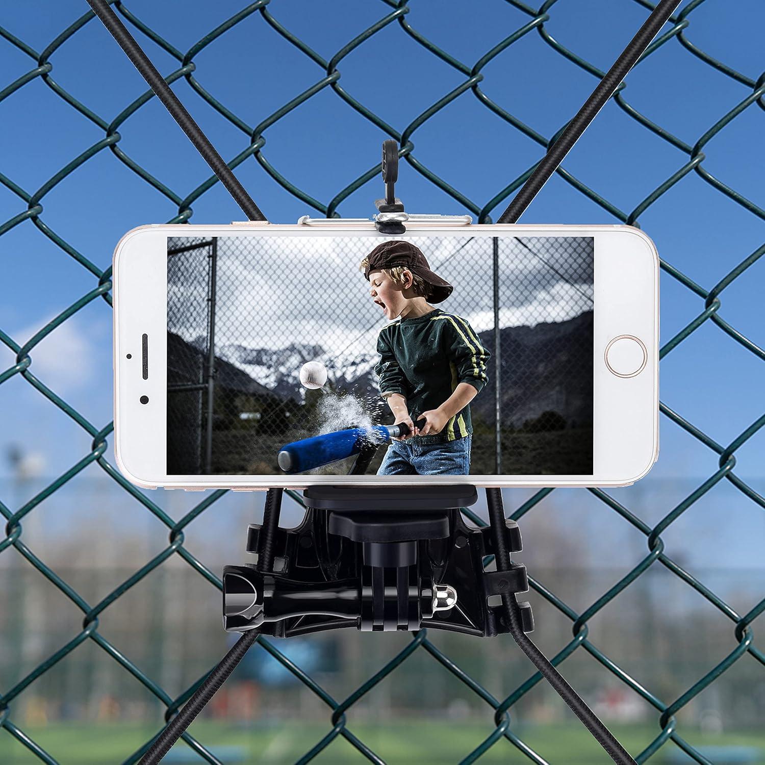 Soporte Suptig para Cerca y Poste - Compatible con GoPro y Teléfonos