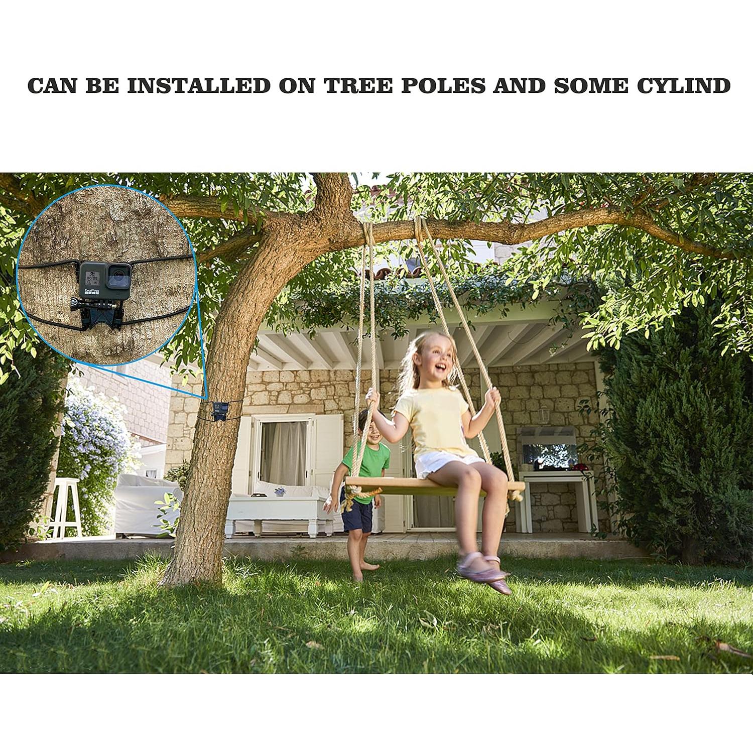 Soporte Suptig para Cerca y Poste - Compatible con GoPro y Teléfonos