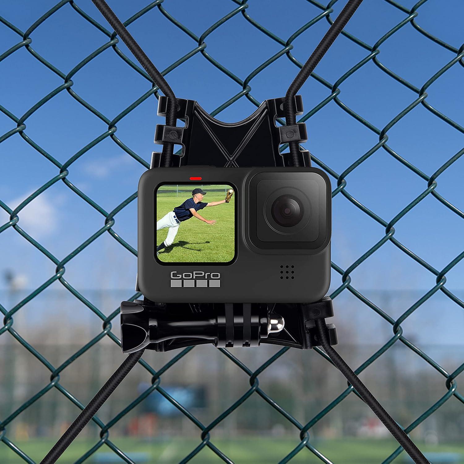 Soporte Suptig para Cerca y Poste - Compatible con GoPro y Teléfonos