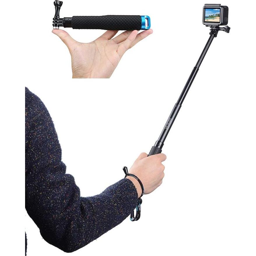 Extensor de Selfie Vicdozia 19 cm Ajustable para GoPro