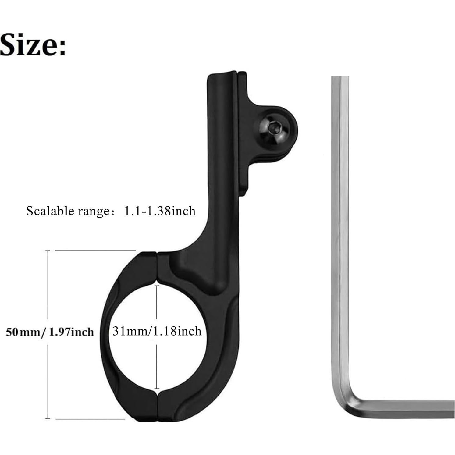 Adaptador de Manillar para Cámara VVHOOY Aluminio 30-31.8mm