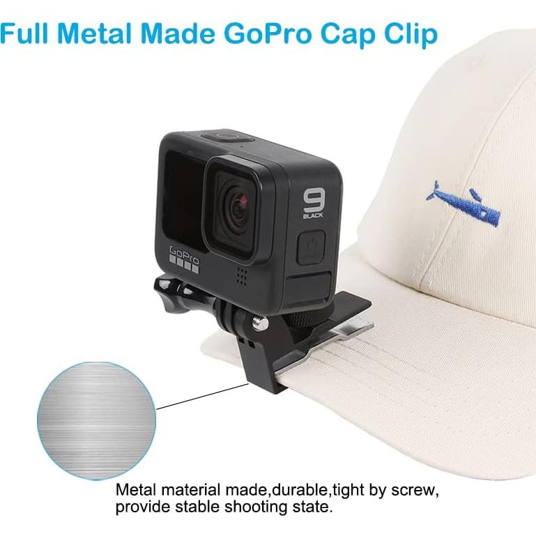 Soporte Clip Metal para Gorra PellKing Compatible GoPro