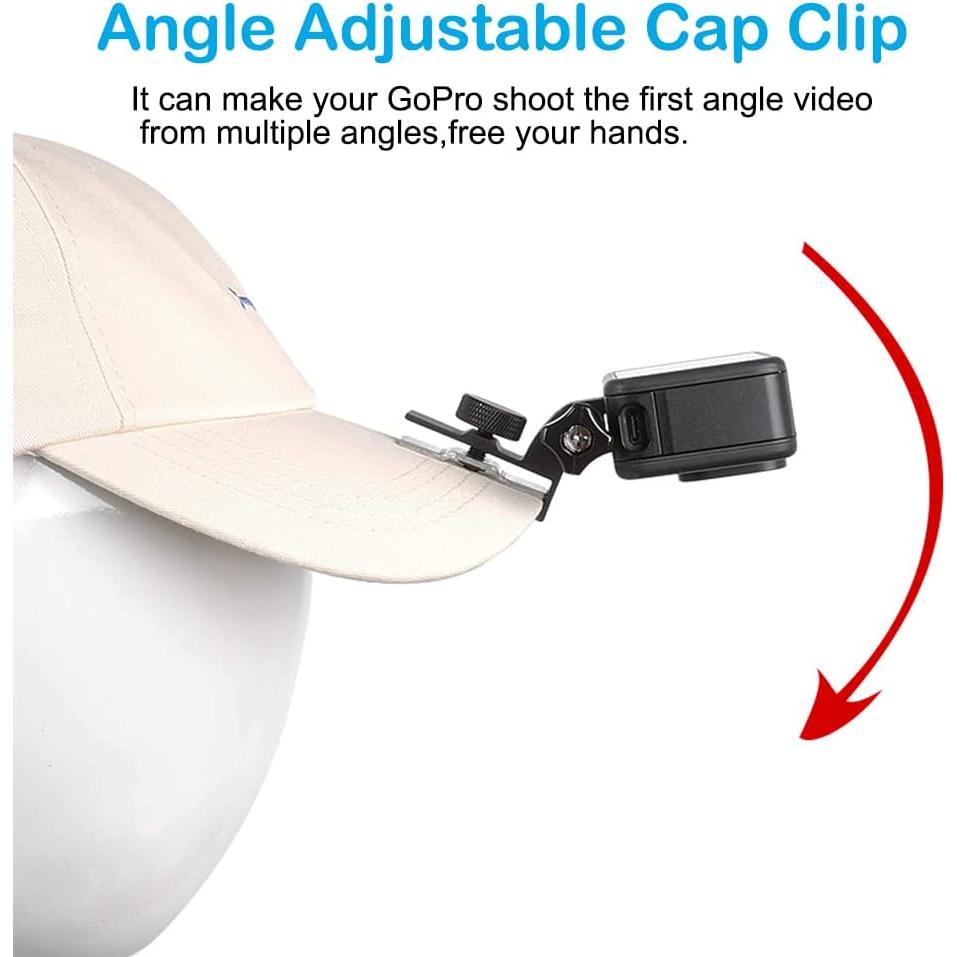 Soporte Clip Metal para Gorra PellKing Compatible GoPro