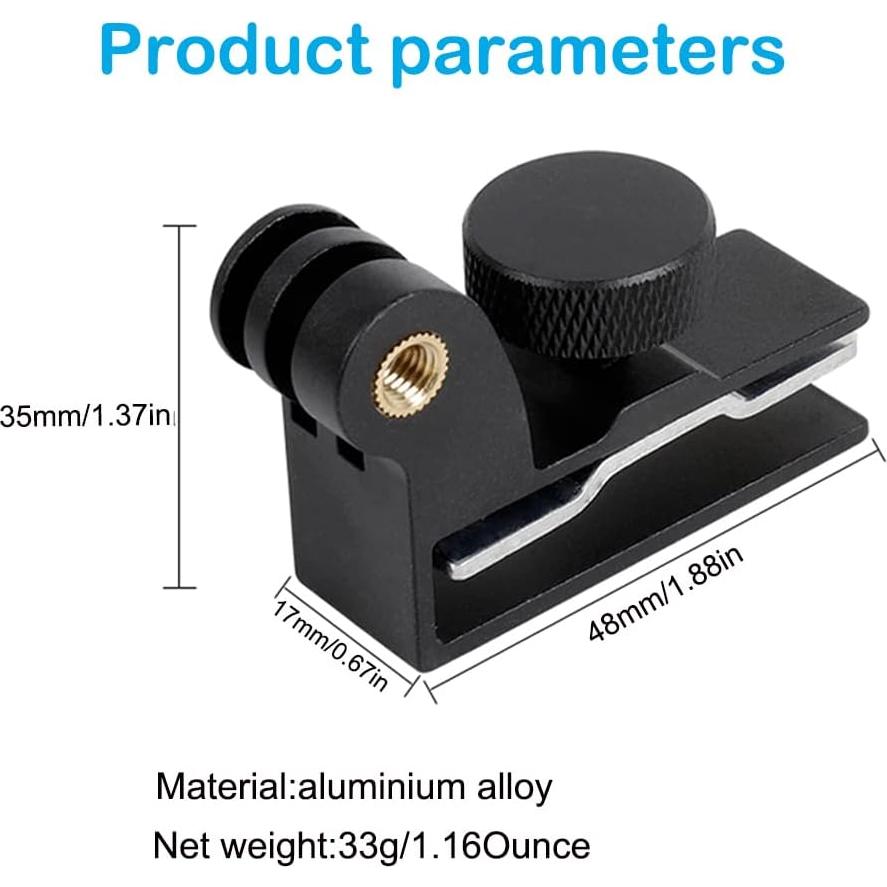 Soporte Clip Metal para Gorra PellKing Compatible GoPro