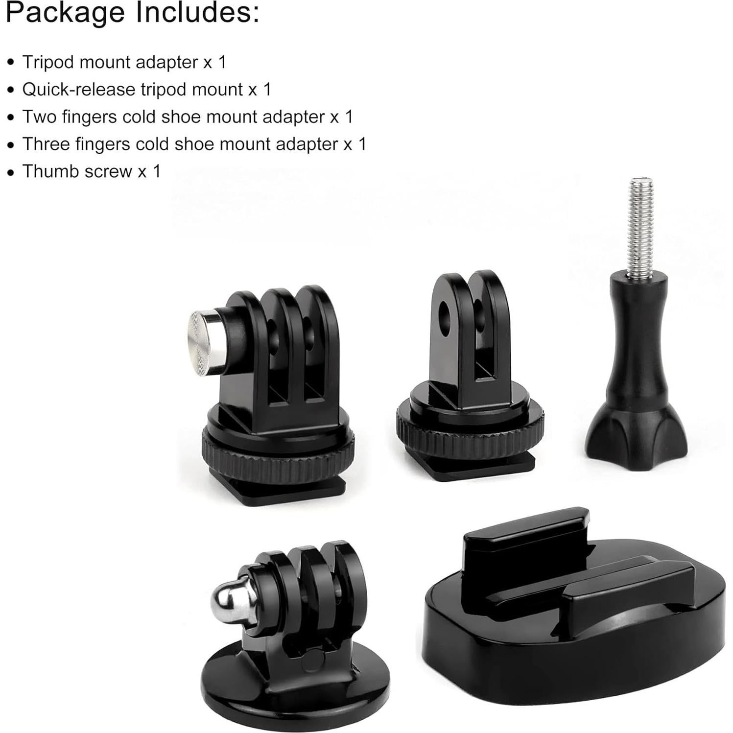 Adaptador de Montaje de Trípode YALLSAME para GoPro y Cámaras de Acción