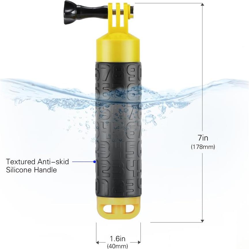 Mango Flotante Impermeable SOONSUN para GoPro y Cámaras de Acción