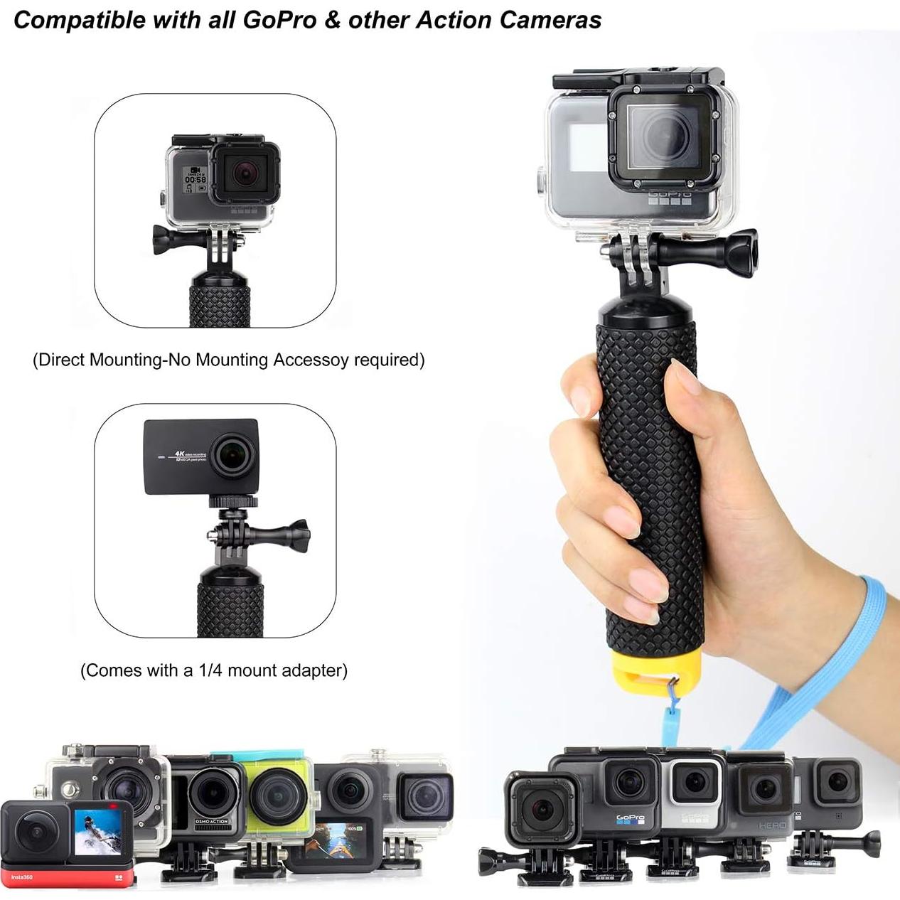 Agarre Flotante Impermeable SOONSUN para GoPro y Accesorios