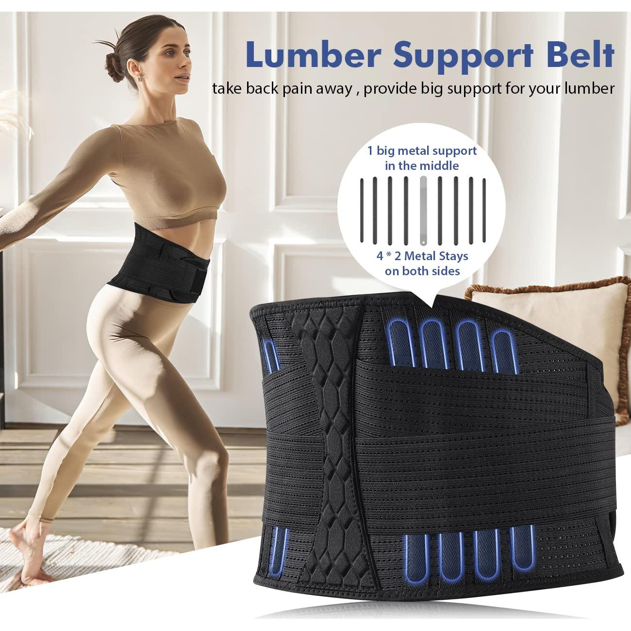 Cinturón Lumbar Racbeuk Grande Alivio Dolor Espalda