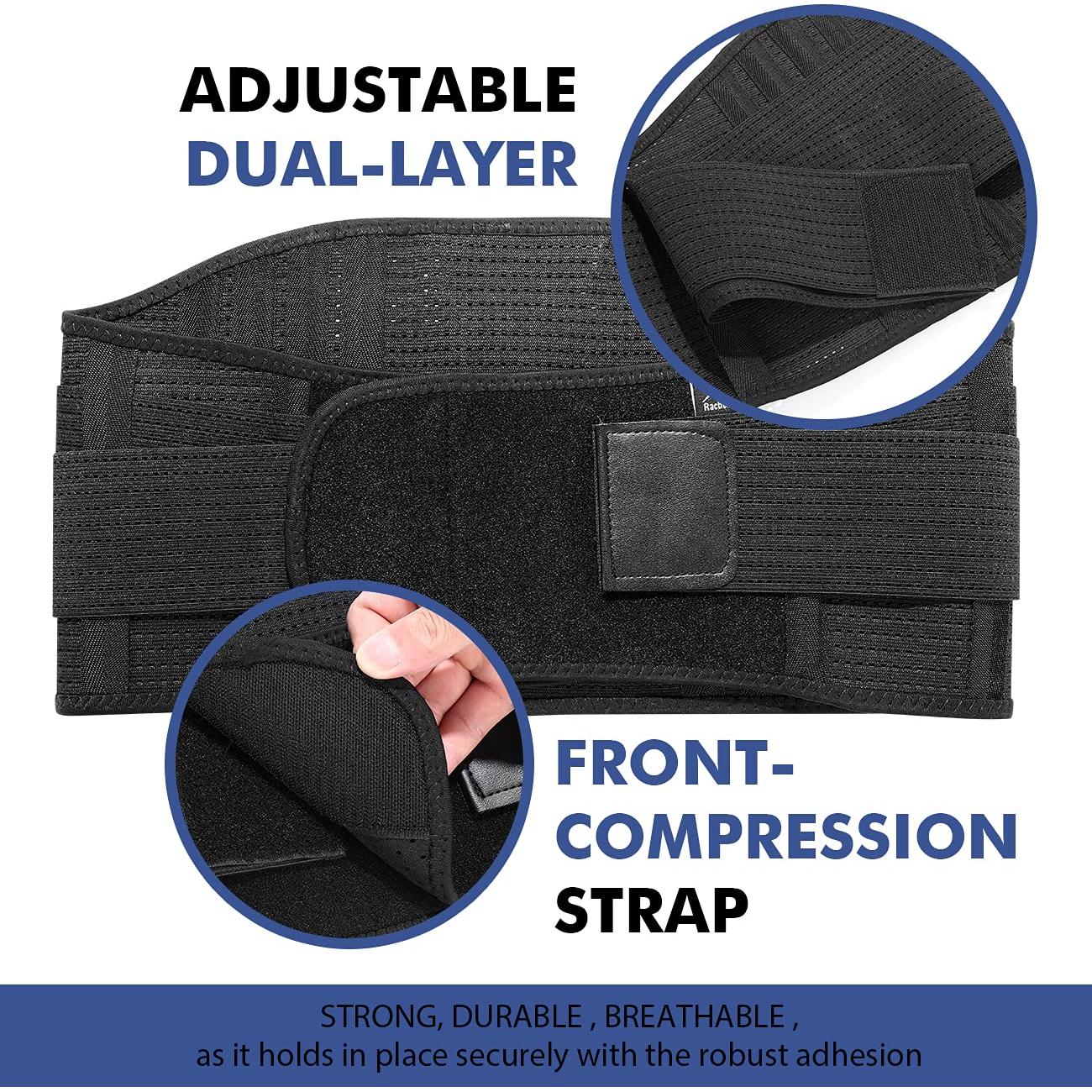 Cinturón Lumbar Racbeuk Grande Alivio Dolor Espalda