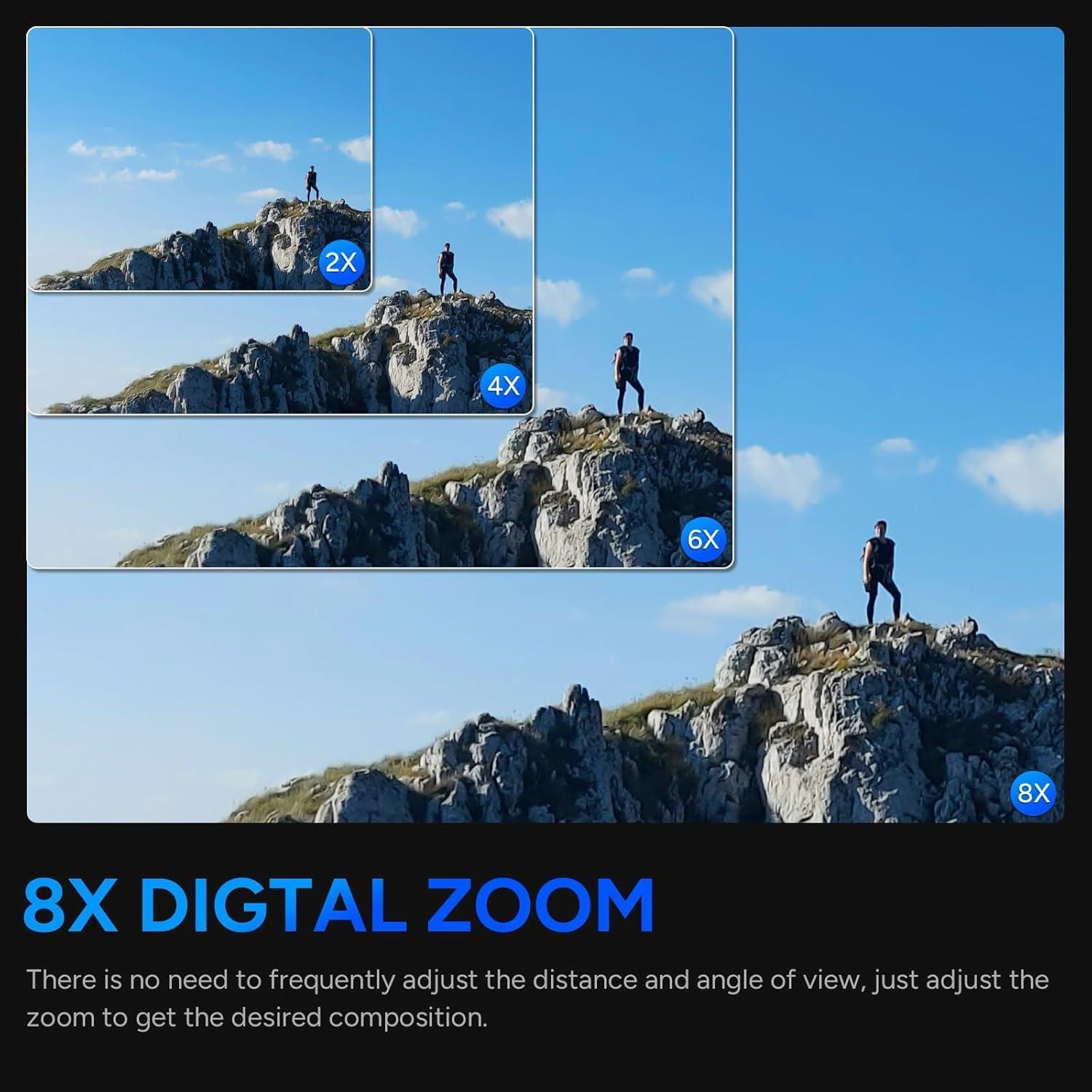 Cámara de Acción SJCAM SJ8 Pro 4K UHD con Estabilización y Accesorios