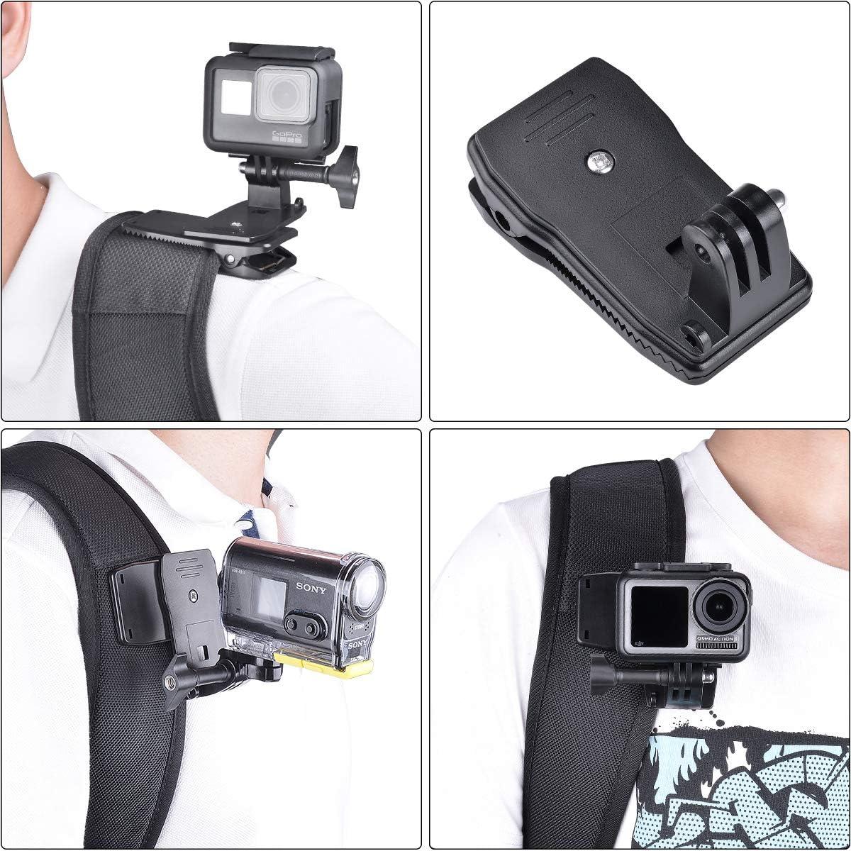 Soporte Clip Rápido Fantaseal para Mochila 360° GoPro y DJI