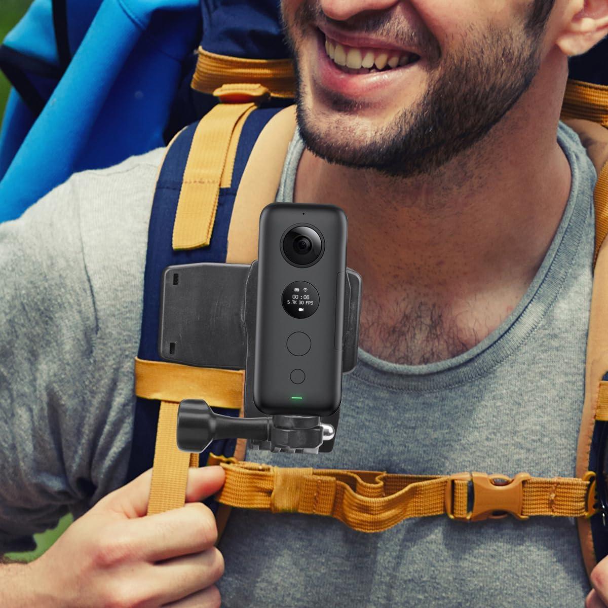 Soporte Clip Rápido Fantaseal para Mochila 360° GoPro y DJI