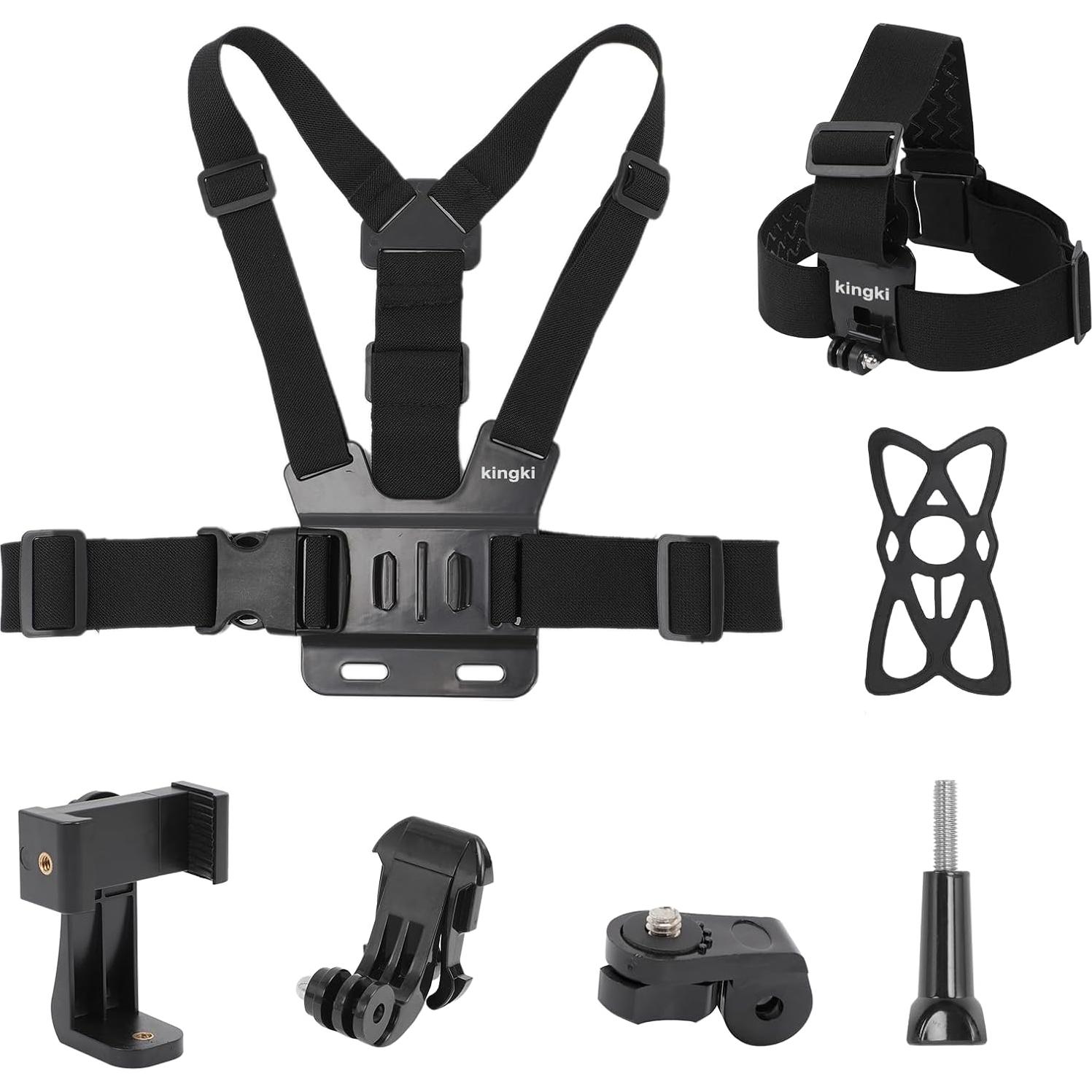 Soporte para Pecho y Cabeza KINGKI para Teléfono Móvil
