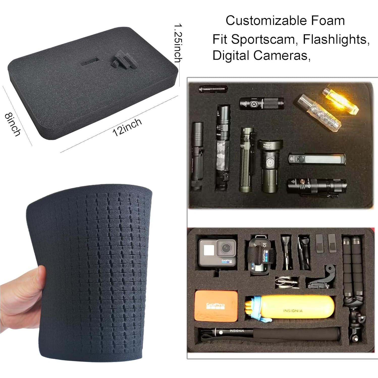 Funda Grande Personalizable con Espuma para Cámara Bestshoot