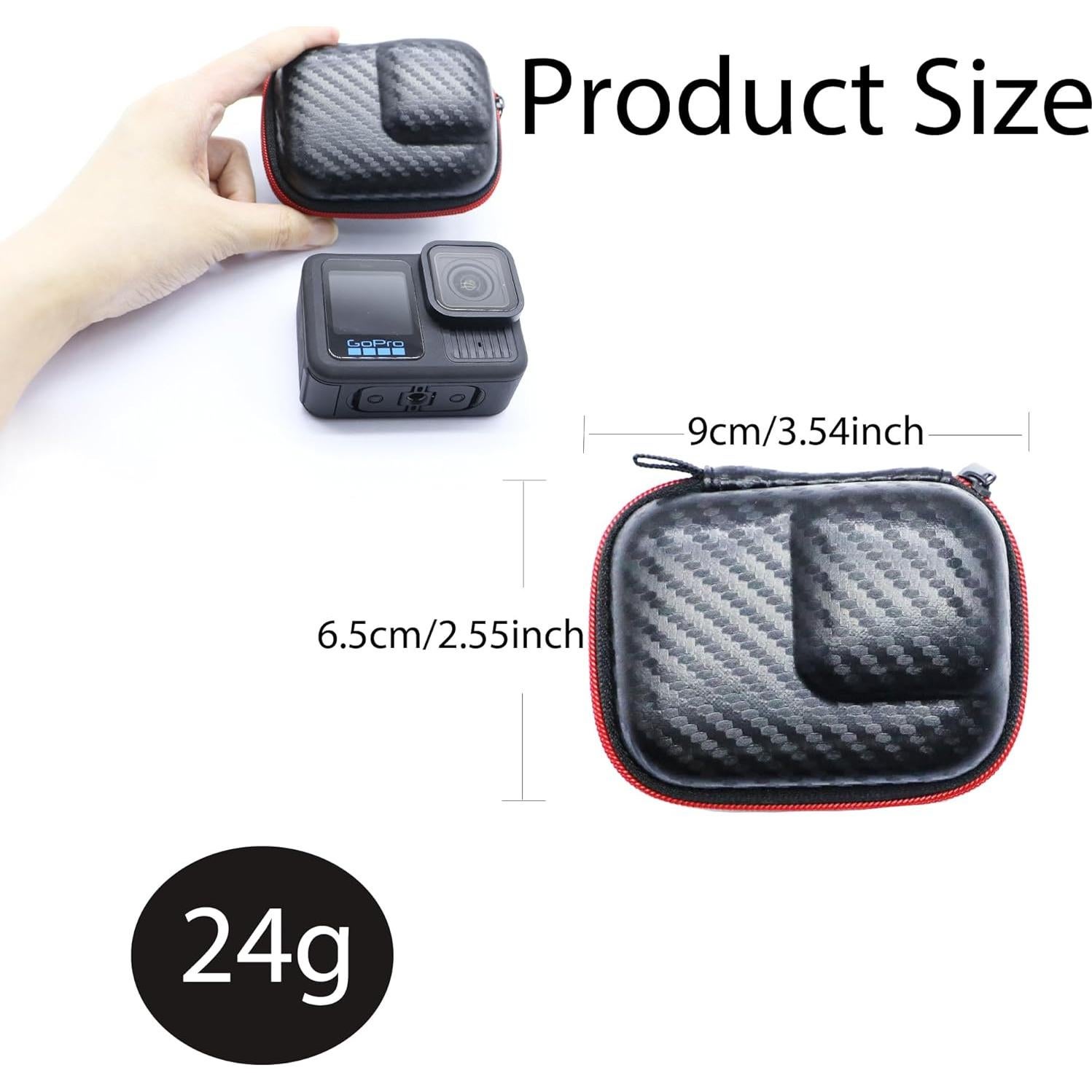 Funda de transporte PCTC para cámaras de acción GoPro y más