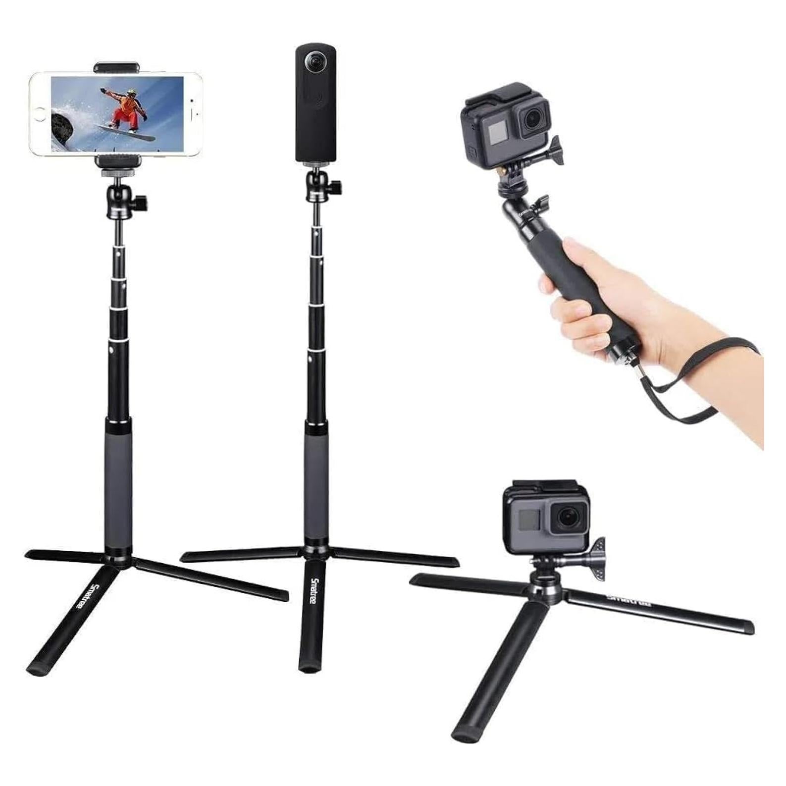 Smatree Palo Selfie Telescópico 44.5-104.1 cm para GoPro