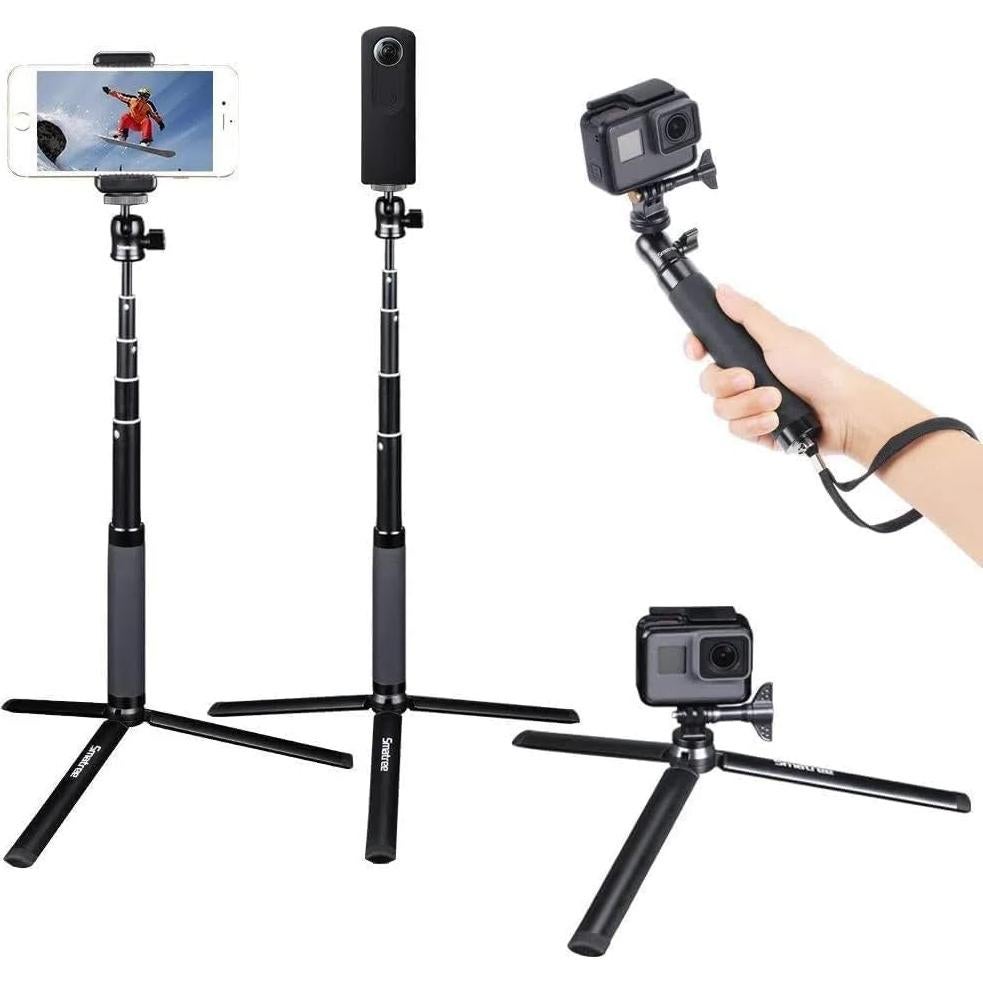 Smatree Palo Selfie Telescópico 44.5-104.1 cm para GoPro