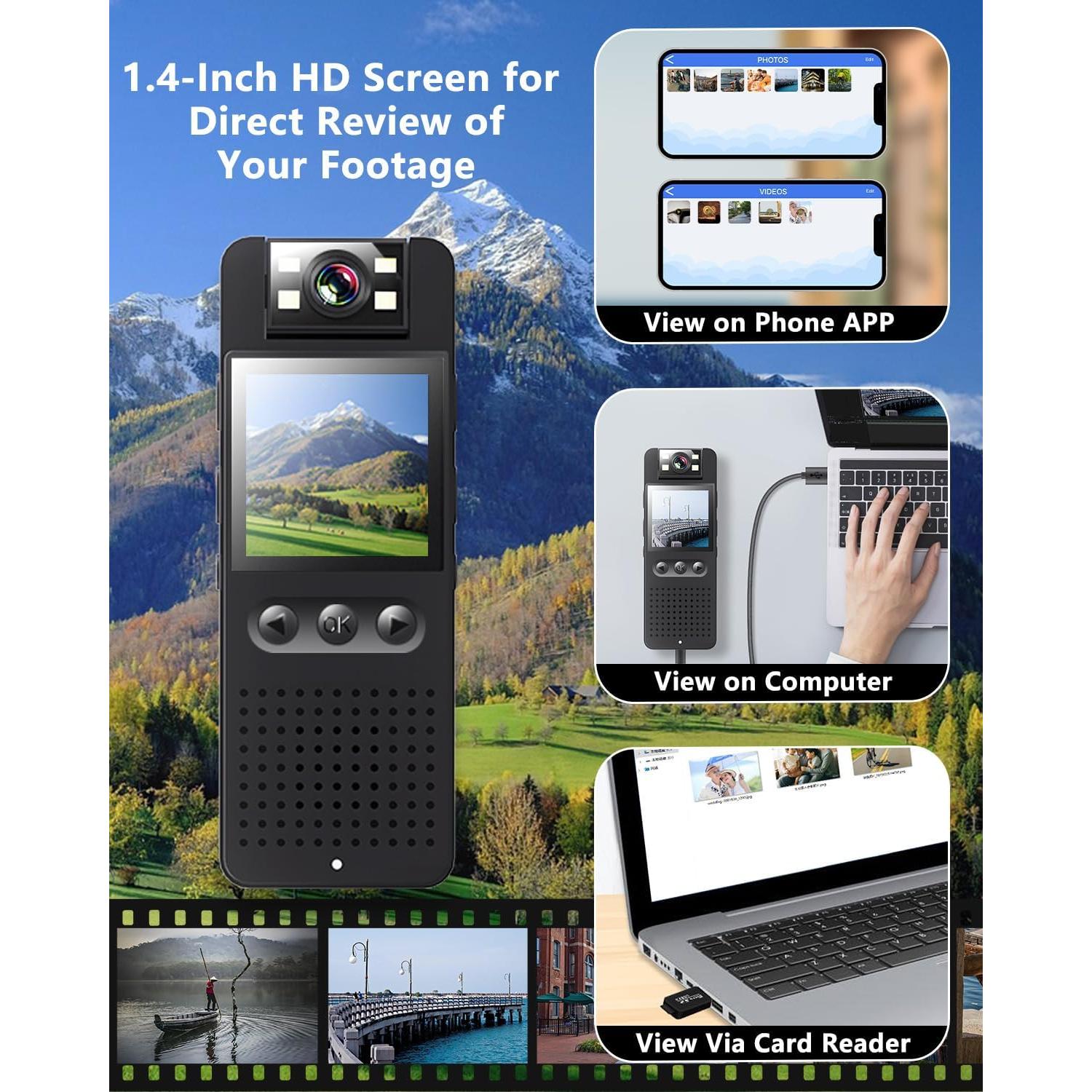 Cámara Deportiva Bextgoo CS16-01, 1080P FHD, 16MP, Visión Nocturna