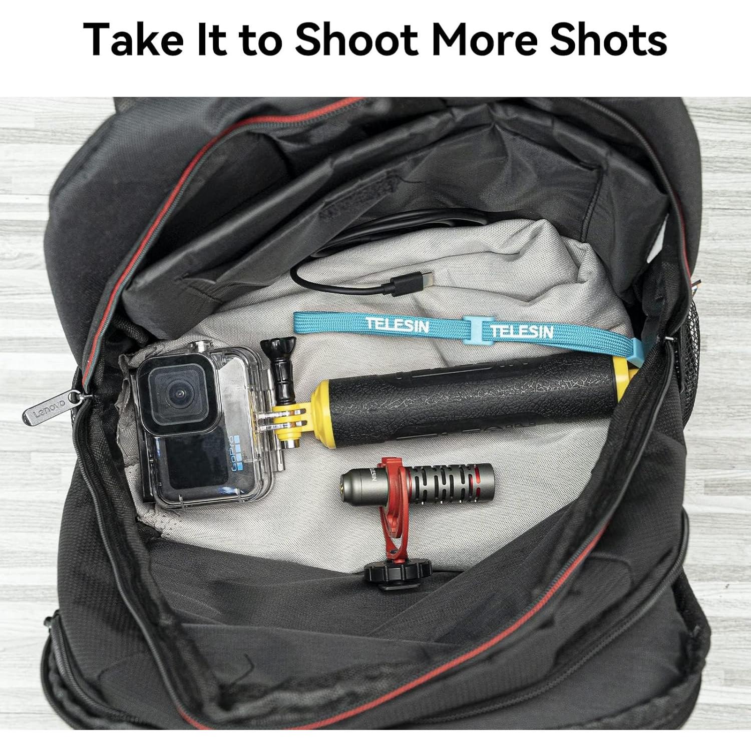 Palo Flotante Selfie TELESIN para GoPro y Cámaras de Acción