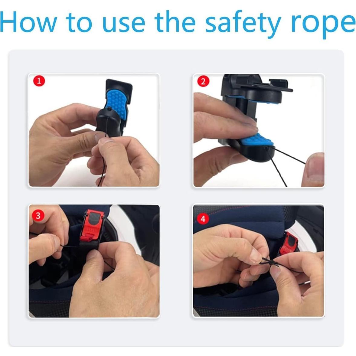 Soporte Clip para Mentón de Casco Motocicleta Lupholue - Compatible con GoPro y más