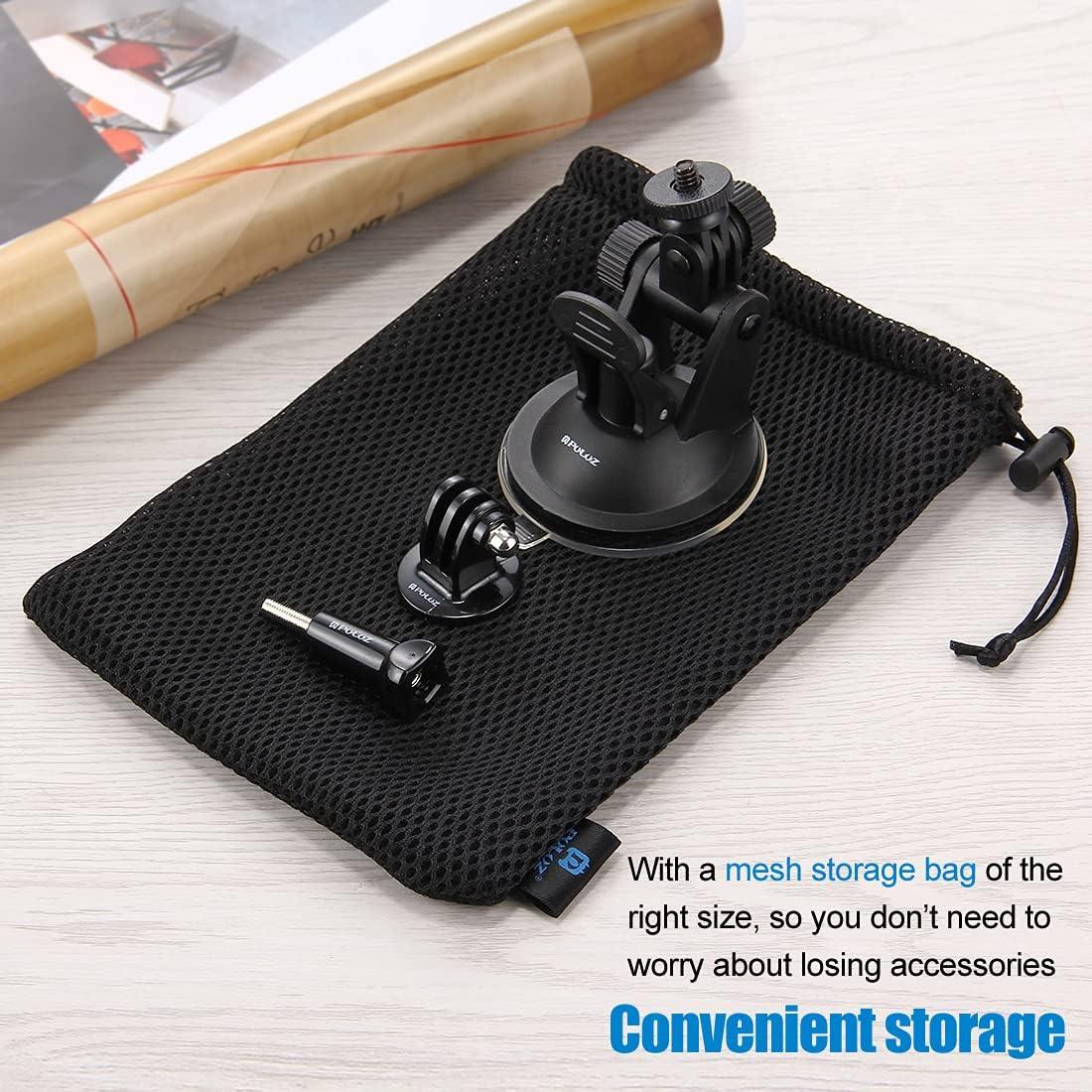 Soporte de Ventosa PULUZ para GoPro y Teléfonos - Ajustable 6.8cm