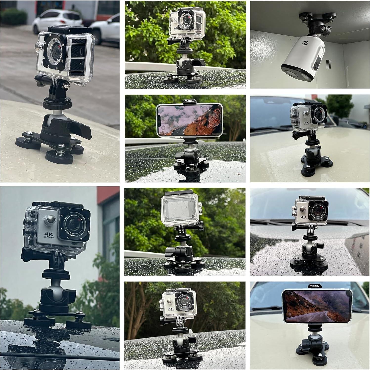 Soporte Magnético para Cámara ULIBERMAGNET 80LB Triangular