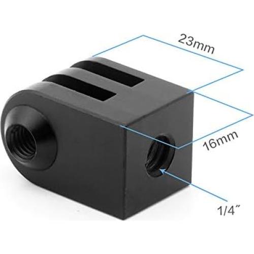 Adaptador de Montaje en Trípode Aluminio Vcufflinks para GoPro