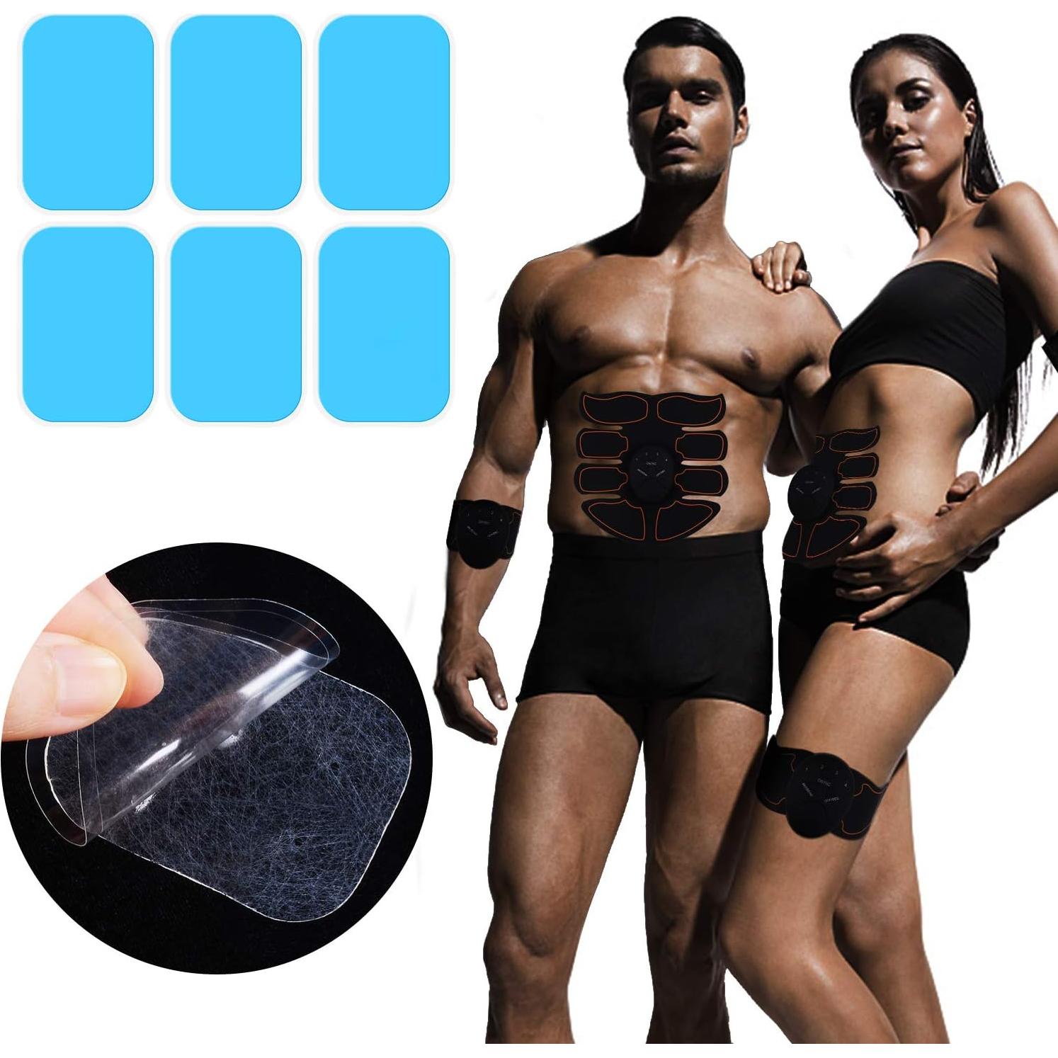 50 Almohadillas de Gel UYGHHK para Estimulador Abdominal