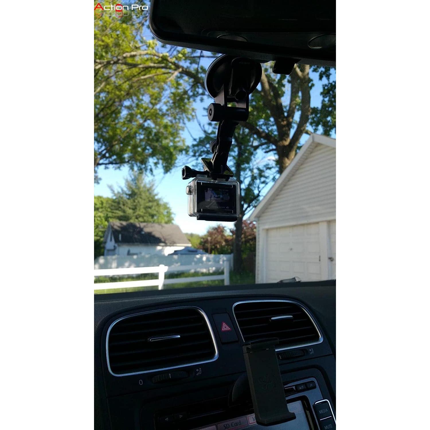 Soporte de Ventosa para Parabrisas Action Pro - Compatible con GoPro y Cámaras de Acción