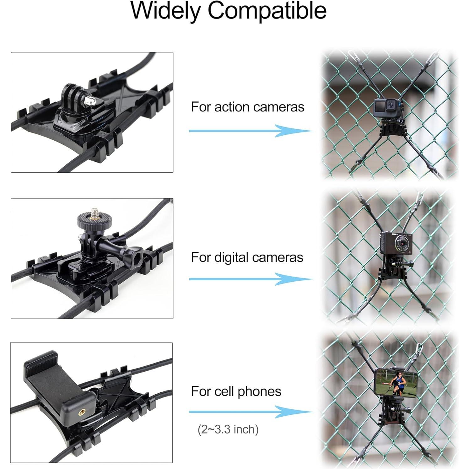 Soporte de Montaje para Cerca GEPULY con Clip para Teléfono
