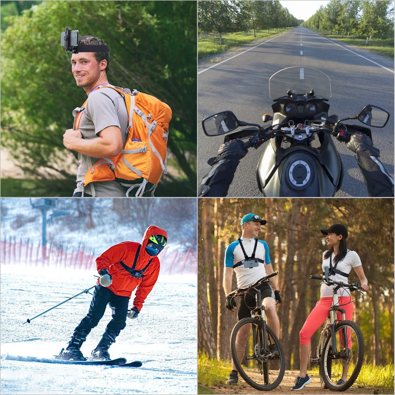 Soporte para Teléfono y Cámara Haoyou para Pecho y Cabeza