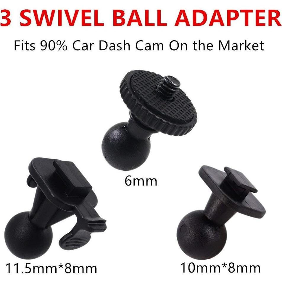 Soporte para cámara de tablero iSaddle CH02A - Succión para DVR