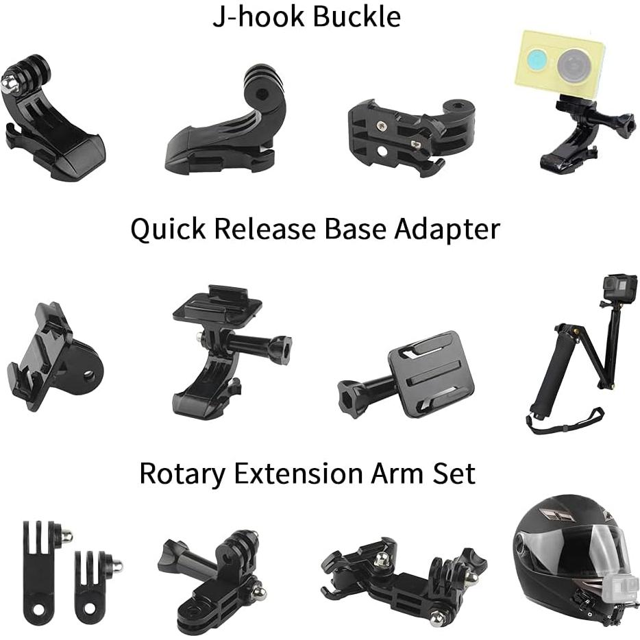 Bolsa de Accesorios para Cámara de Acción EZESO 20 Montajes
