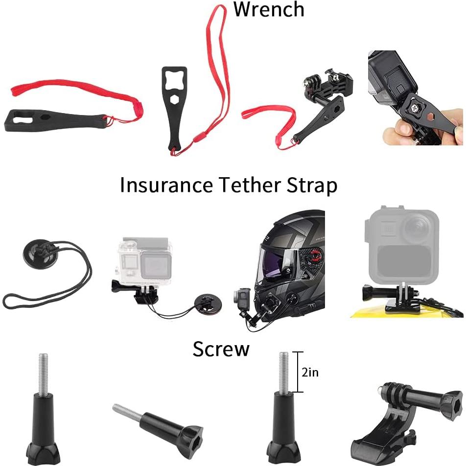 Bolsa de Accesorios para Cámara de Acción EZESO 20 Montajes