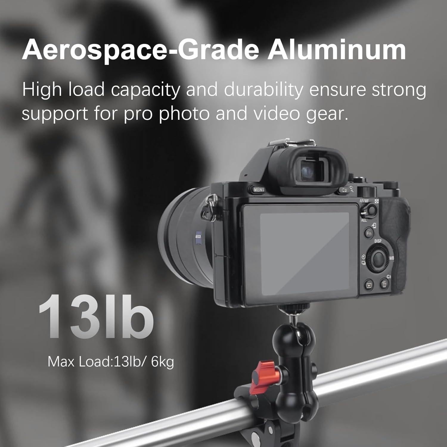 Kit de Montaje Super Clamp Mechrig con Cabezal 360°