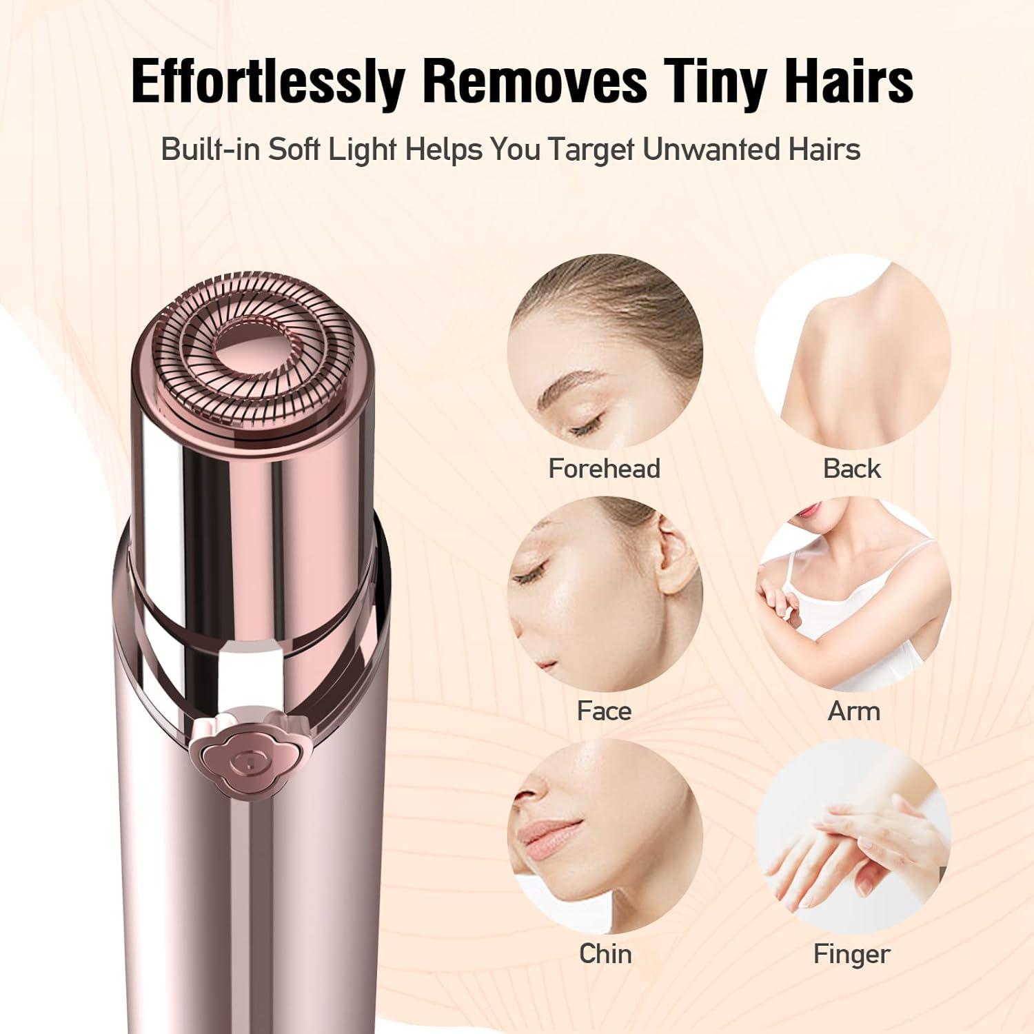 Removedor de Vello Facial SEIHAI con 2 Cabezas Repuesto