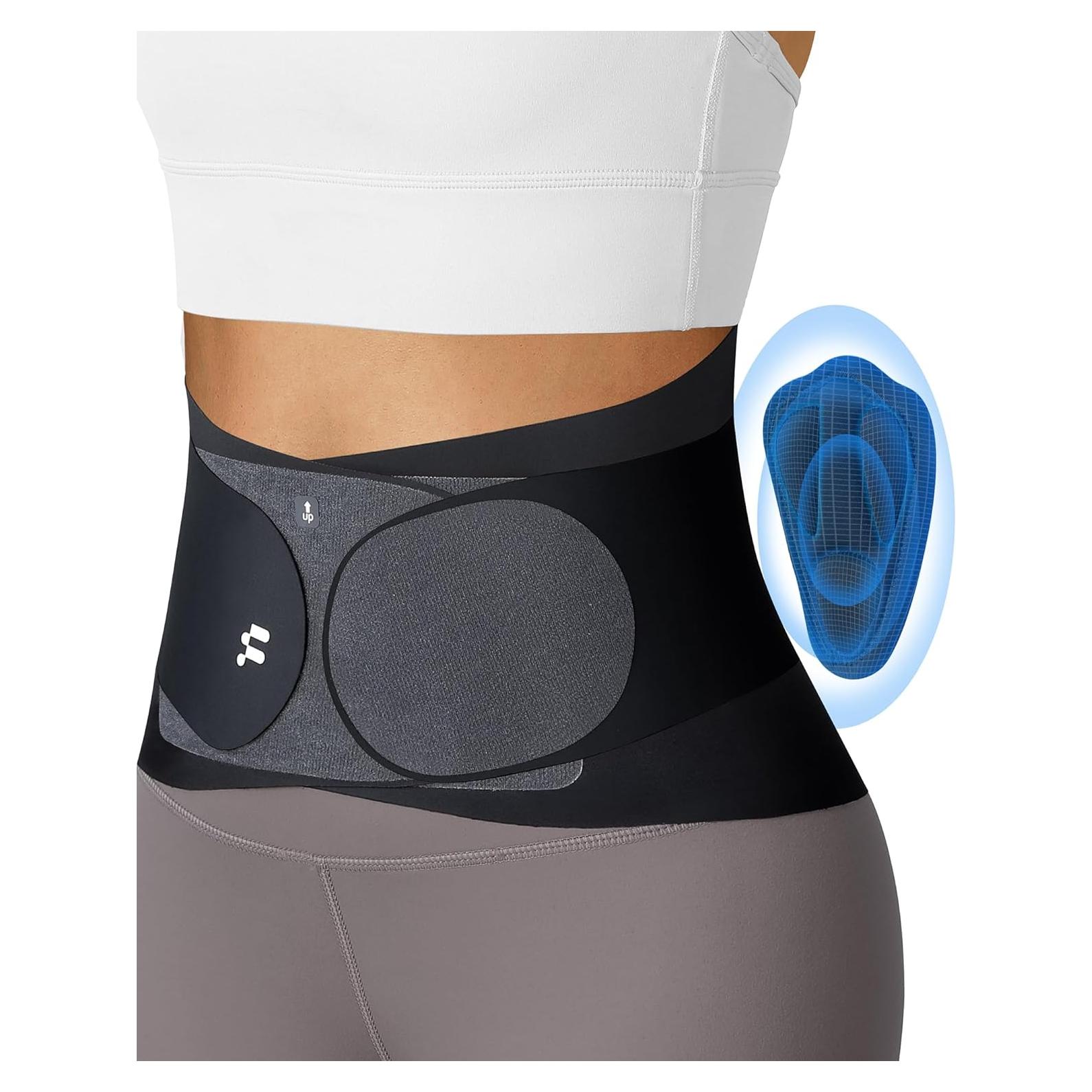 Faja Lumbar Fitomo Ultra Delgada 0.5mm con Almohadilla 3D