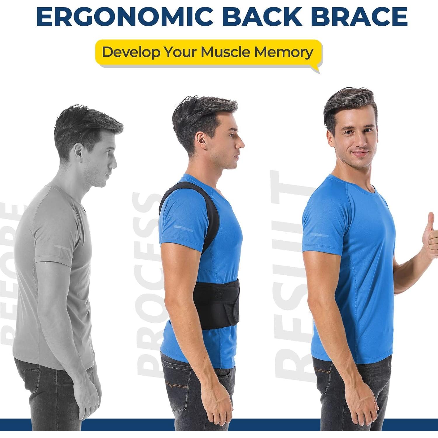 Corrector de Postura DIANMEI Ajustable para Alivio Espalda