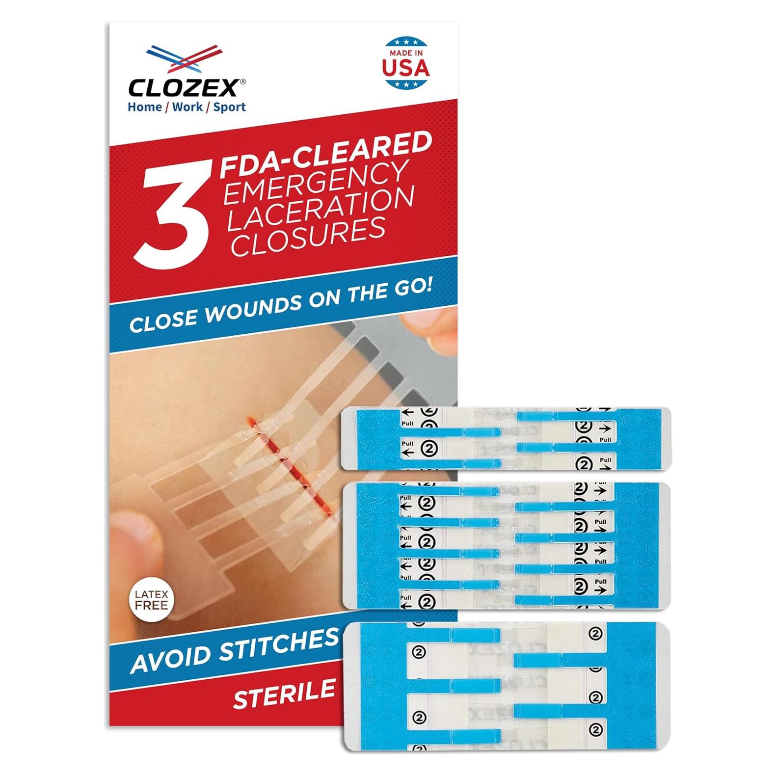 Clozex Cierres de Laceración - Repara Heridas Sin Puntos