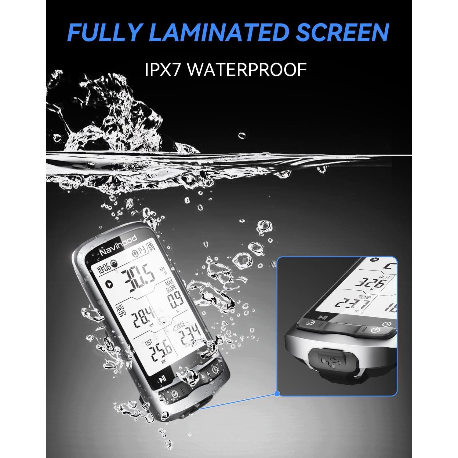 Computadora de Bicicleta GPS Navihood L4 Inalámbrica 2.3"